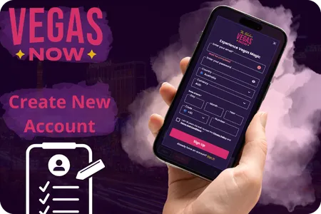VegasNow account registration
